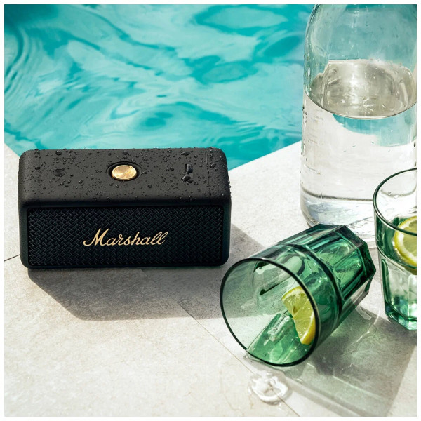 Marshall Emberton Black and Brass