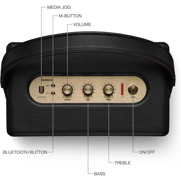 Marshall Kilburn III Black and Brass