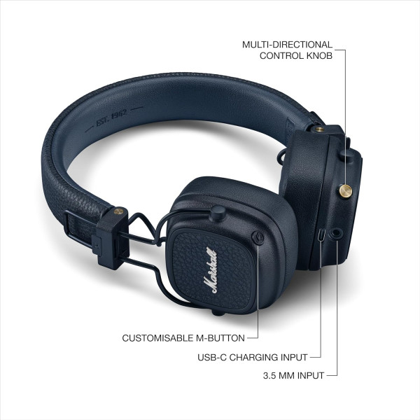 Marshall Major V Midnight Blue
